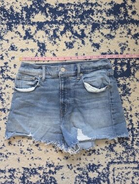 Lucky Brand Light Blue Distressed Denim Cutoff Shorts